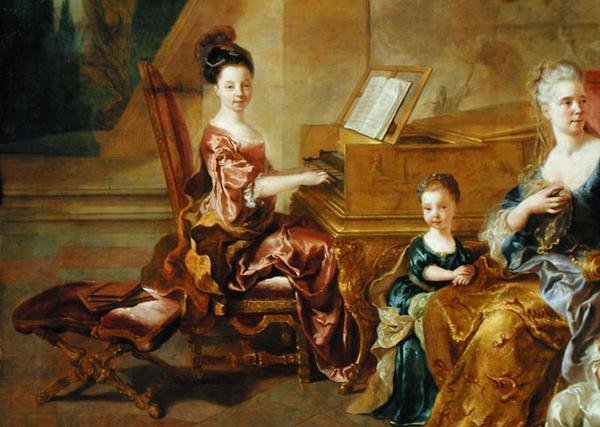 Rodina Franquevillů, 1711 od Jean François de Troy