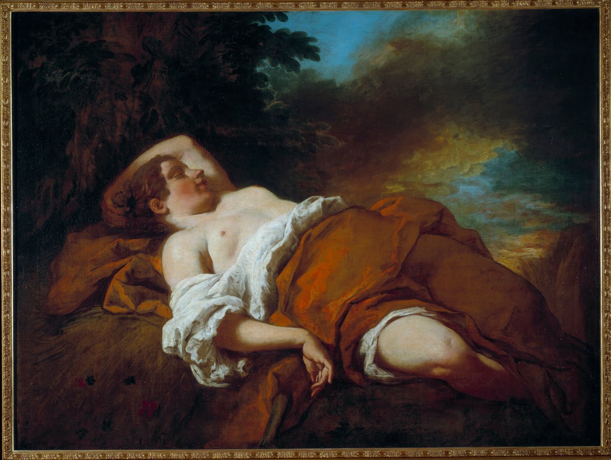 Spící kombajn. Obraz Francoise De Troye (1645-1730) od Francois de Troy