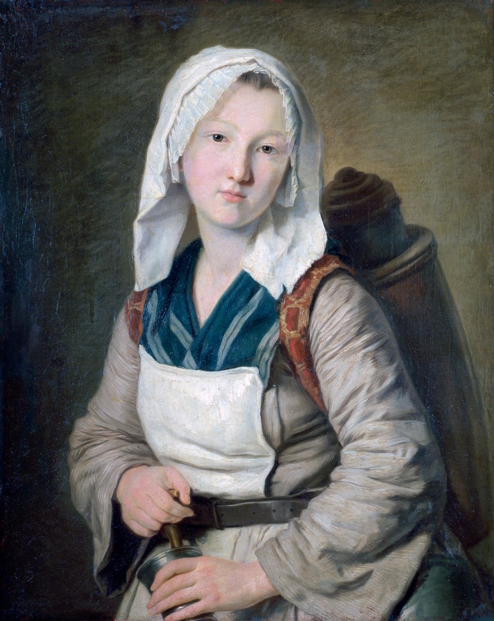 The Herb Tea Vendor, c1725-1778 od Francoise Duparc