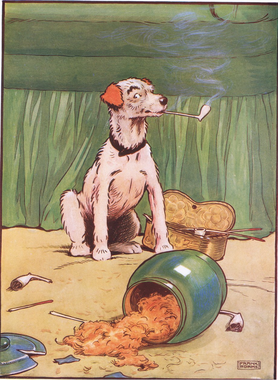 Když se vrátila, kouřil dýmku, 1930s od Frank Adams