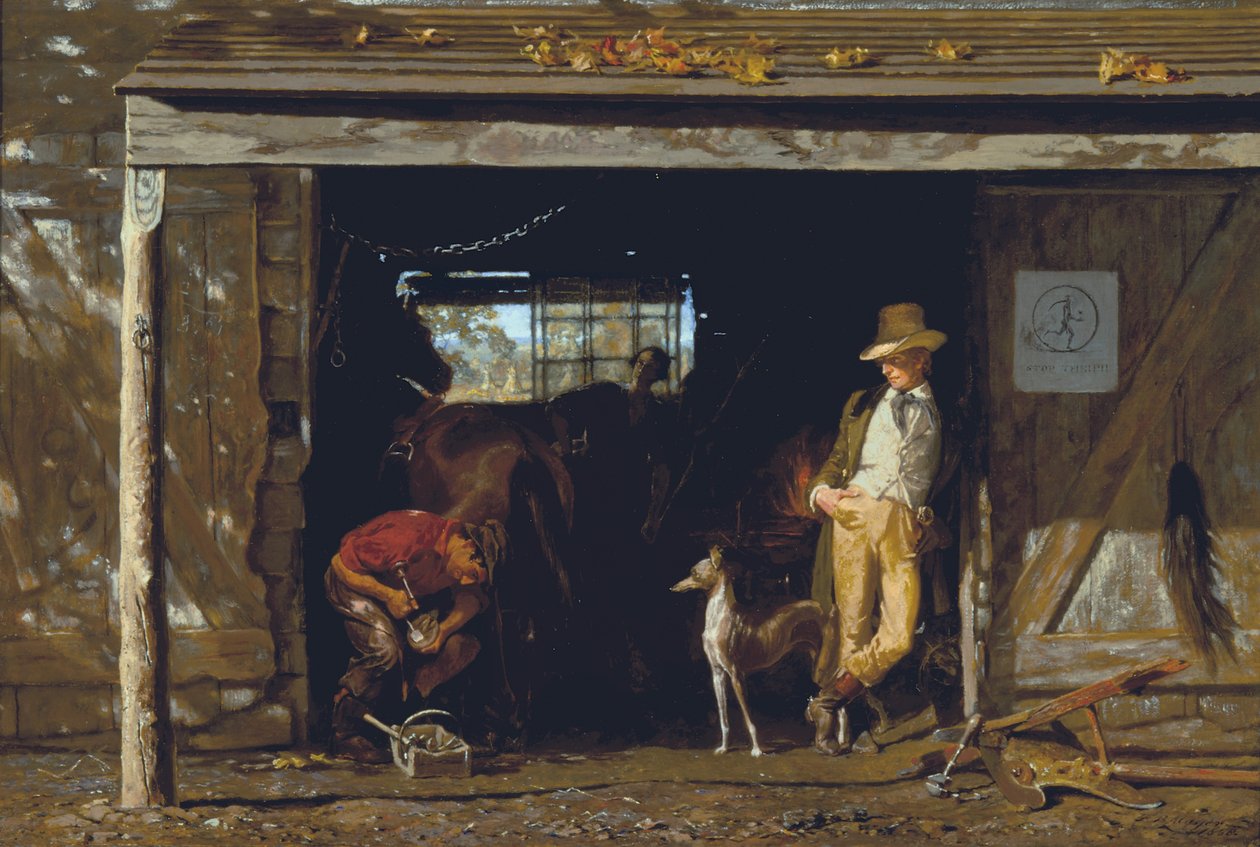 Volný čas a práce, 1858 od Frank Blackwell Mayer