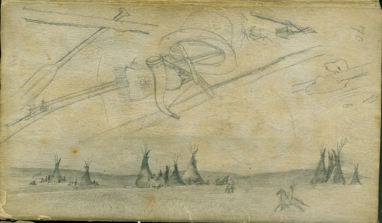 Skici, 1851 od Frank Blackwell Mayer