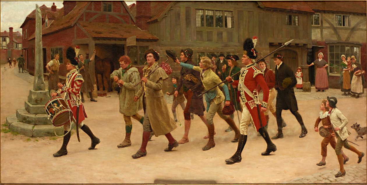 Follow the Drum, 1914 od Frank Dadd