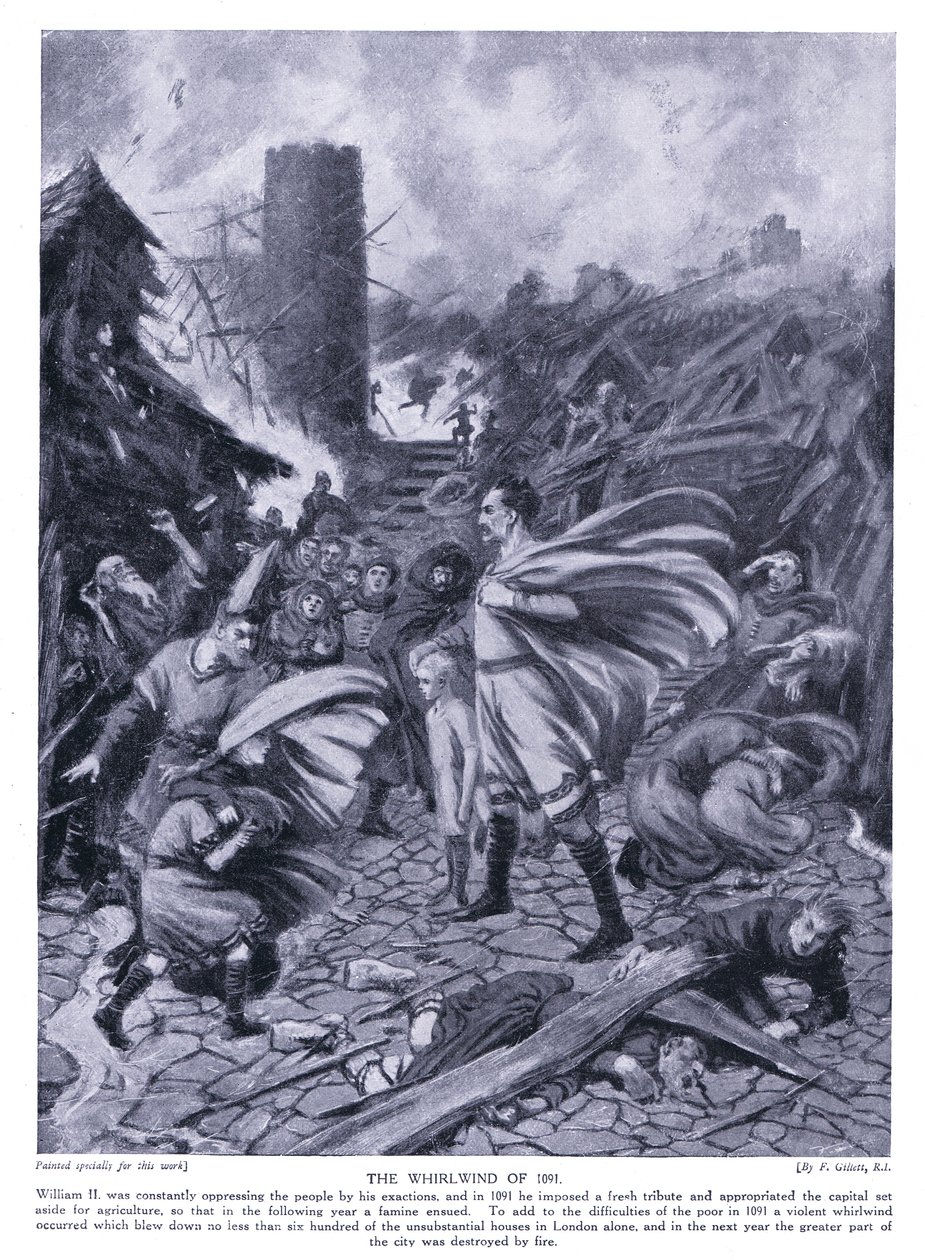 Smršť roku 1091, 20. léta 20. století od Frank Gillett