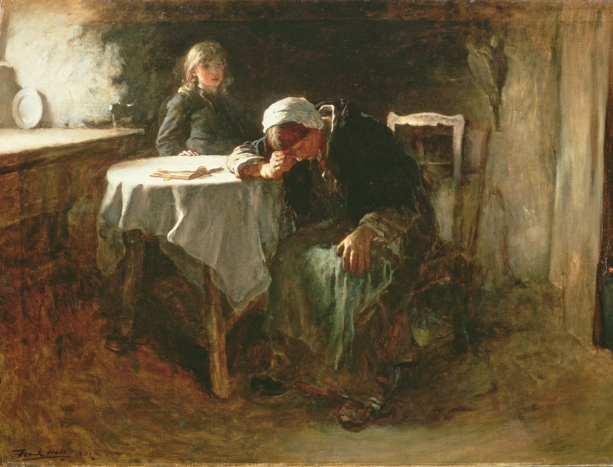 Zoufalství, 1881 od Frank Holl