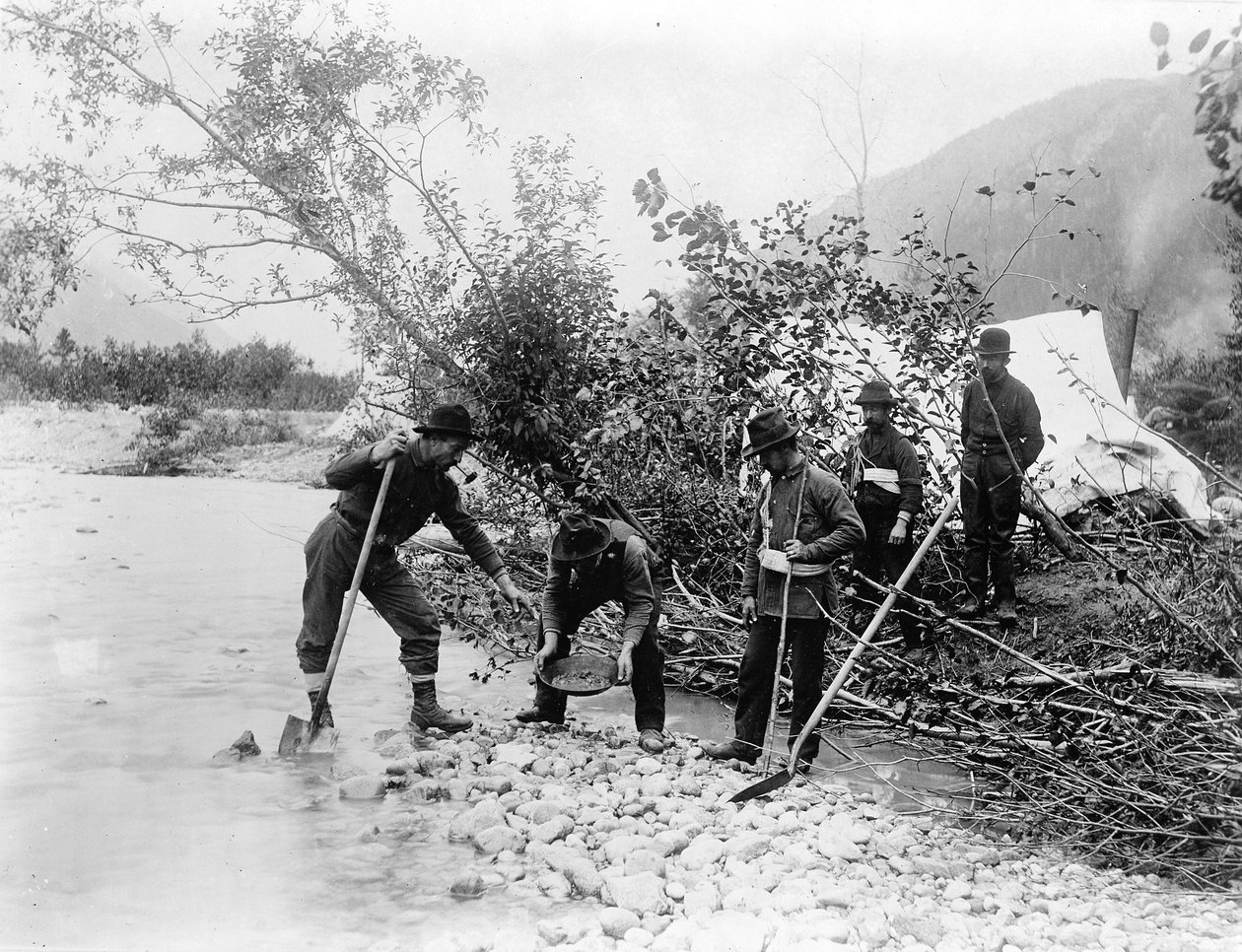 Seeking a Fortune, Klondike Region, 1897 od Frank La Roche