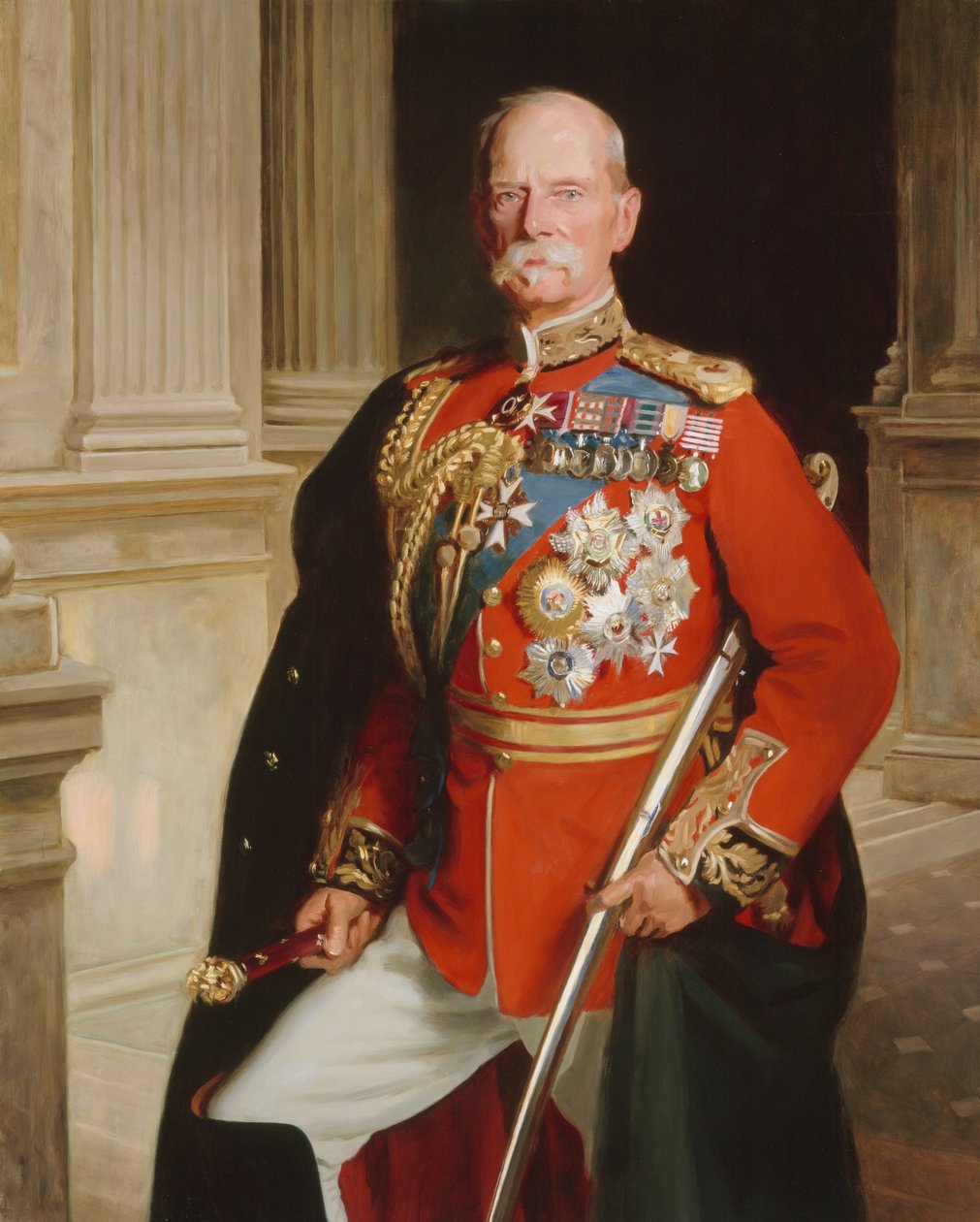 Polní maršál Lord Roberts z Kandaharu, Pretorie a Waterfordu (1832-1914) 1917 od Frank Markham Skipworth