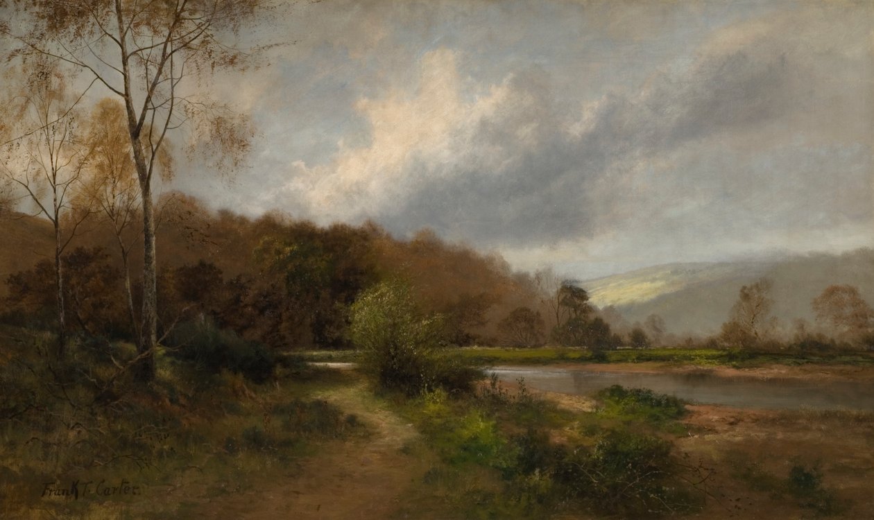 Derwent poblíž Lintz Green od Frank Thomas Carter