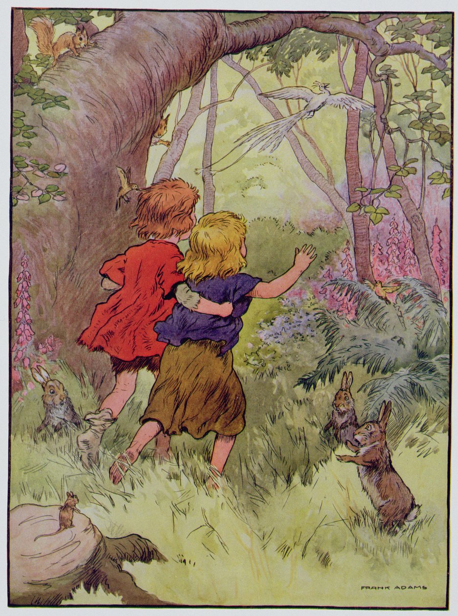 Jeníček a Mařenka, ilustrace z 