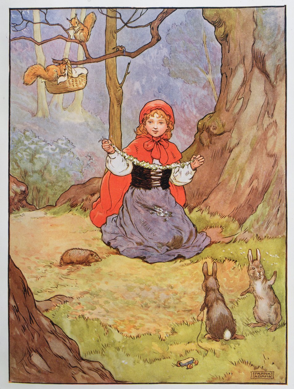Červená karkulka, ilustrace z 