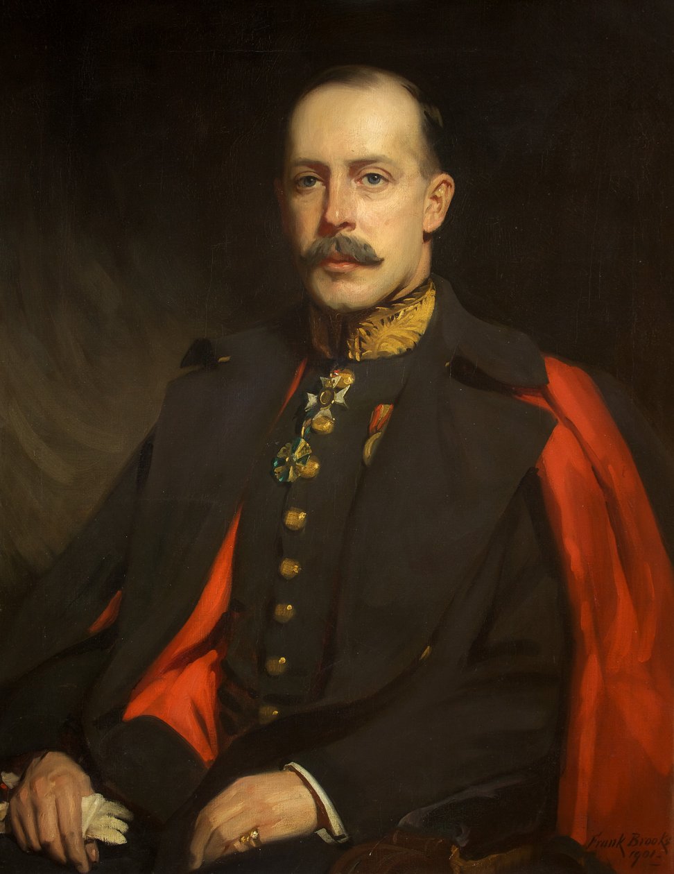 Portrét Frederica Dundase Harforda od Frank Brooks