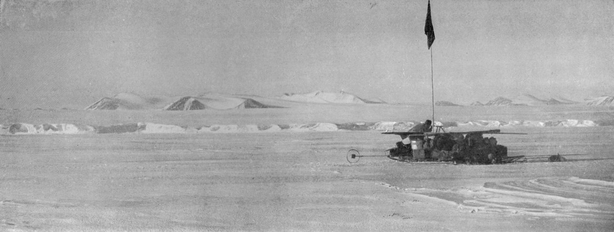 Wilson Piedmont Glacier, ukazující souvislé ledové útesy, c1911, 1913 od Frank Debenham