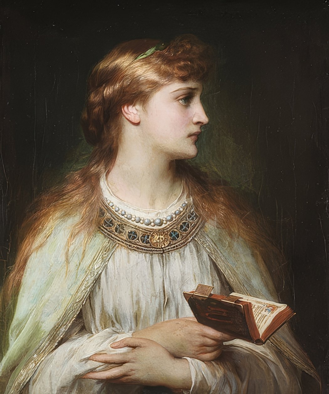 Ofélie. Um 1864 od Frank Dicksee