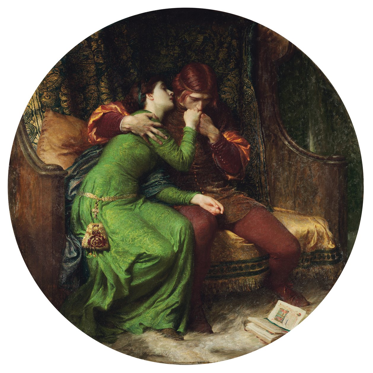 Paolo a Francesca, 1894 od Frank Dicksee