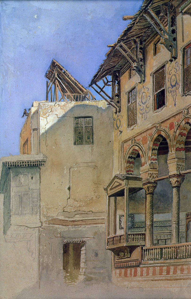 House of Memlook Radnau Bey, Káhira, 1870 od Frank Dillon