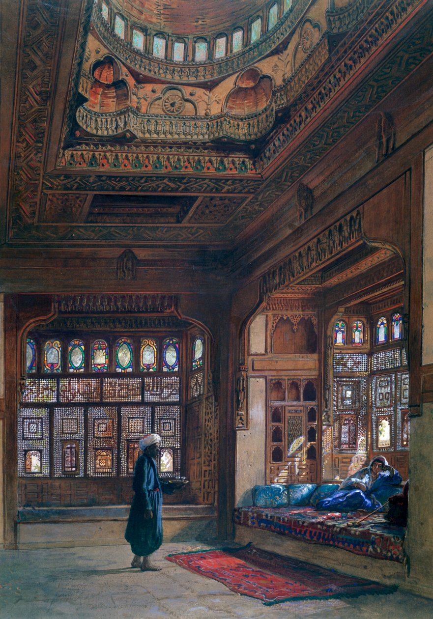 Harém šejka Sadata, Káhira, 1870 od Frank Dillon