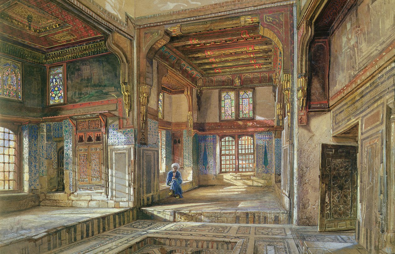 Dům Mufti Sheikh el Mahadi, Káhira, 1873 od Frank Dillon