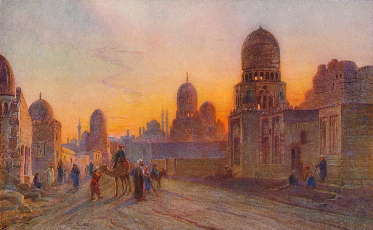 Hrobky Kalifů, Káhira, c1850-1906, 1906. od Frank Dillon