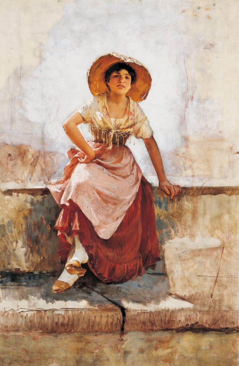 Florentská květinová dívka od Frank Duveneck