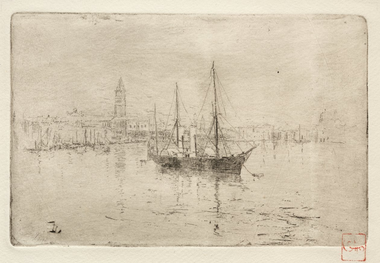 Canal Grande, Benátky od Frank Duveneck