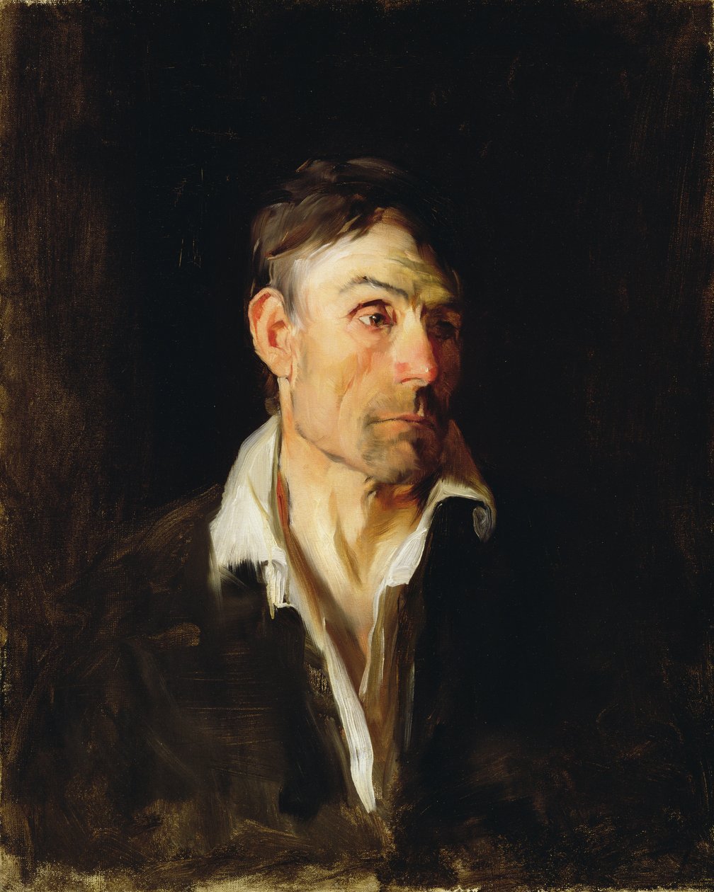 Portrét muže (Richard Creifelds), kolem roku 1876 (olej na plátně) od Frank Duveneck