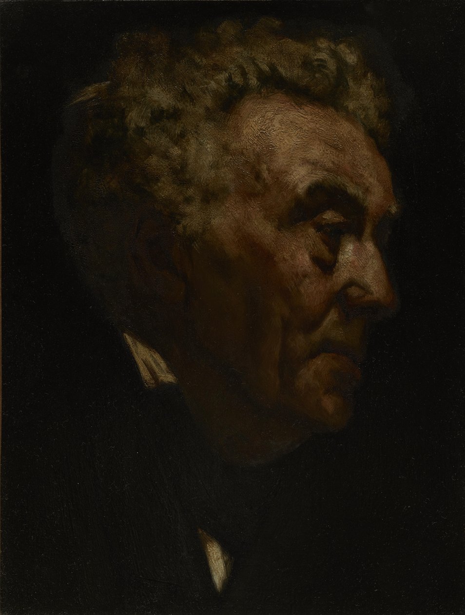 Portrét starého muže od Frank Duveneck