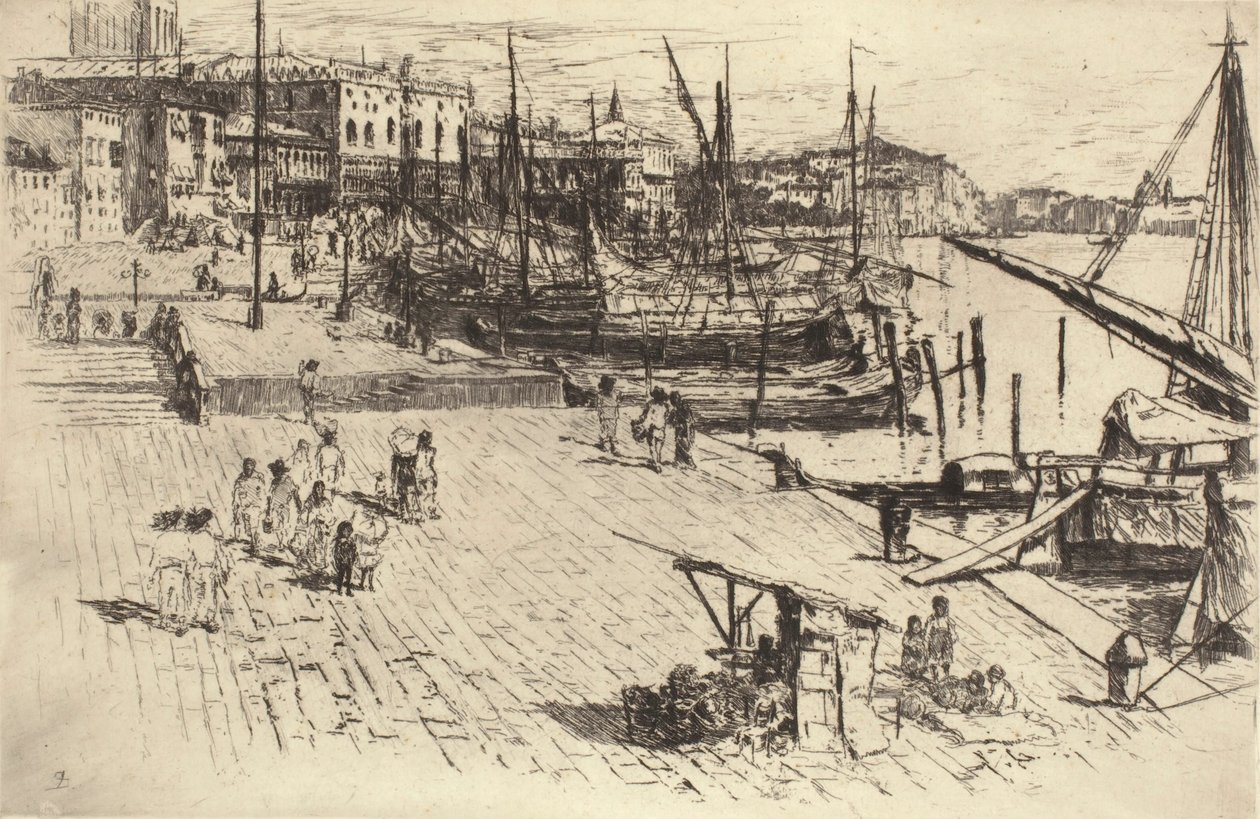 Riva degli Schiavoni (tabule 1) od Frank Duveneck
