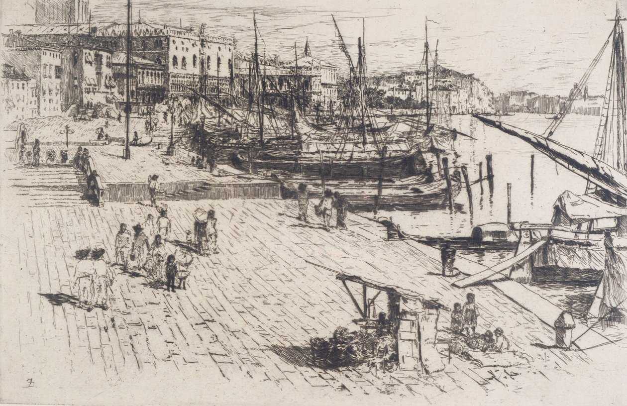 Riva degli Schiavone, č. 1 od Frank Duveneck