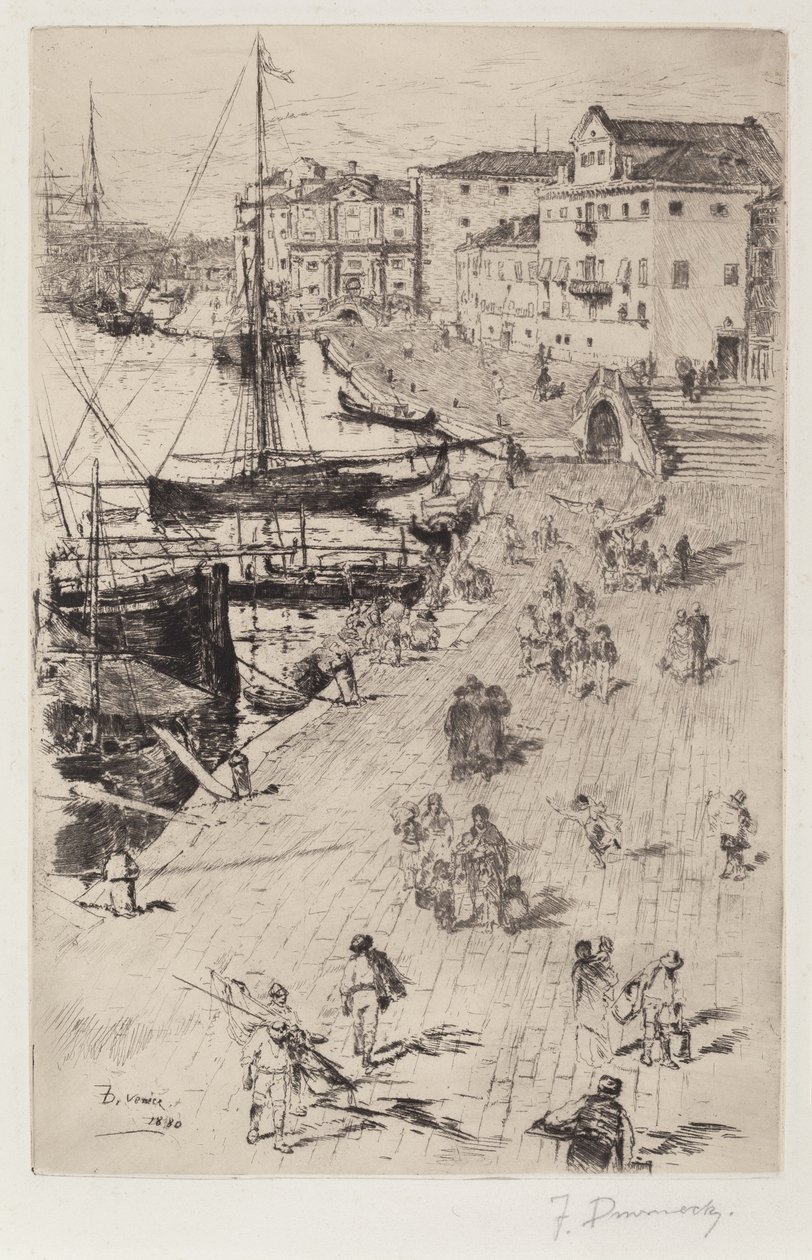Riva degli Schiavoni, č. 2 od Frank Duveneck