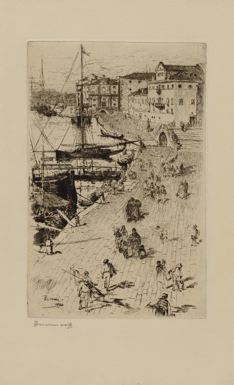 Riva degli Schiavoni, č. 2 od Frank Duveneck