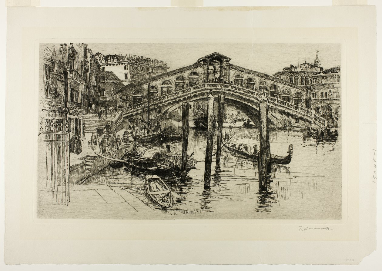 Rialto, Benátky od Frank Duveneck