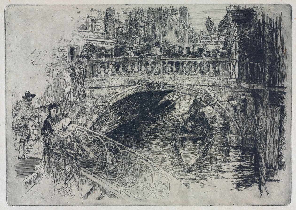 Benátský most od Frank Duveneck