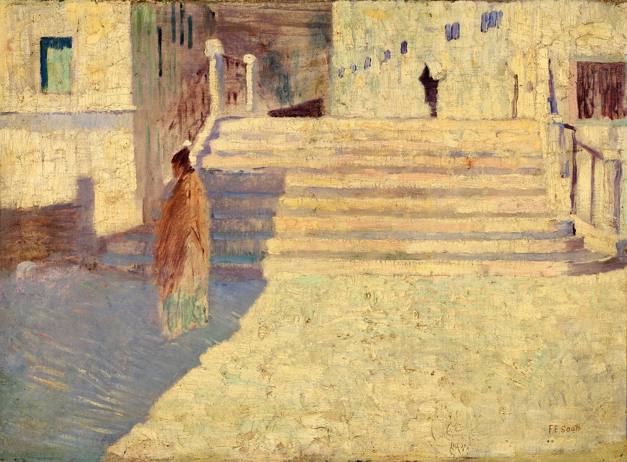 Femmes pres des Escaliers no. II od Frank Edwin Scott