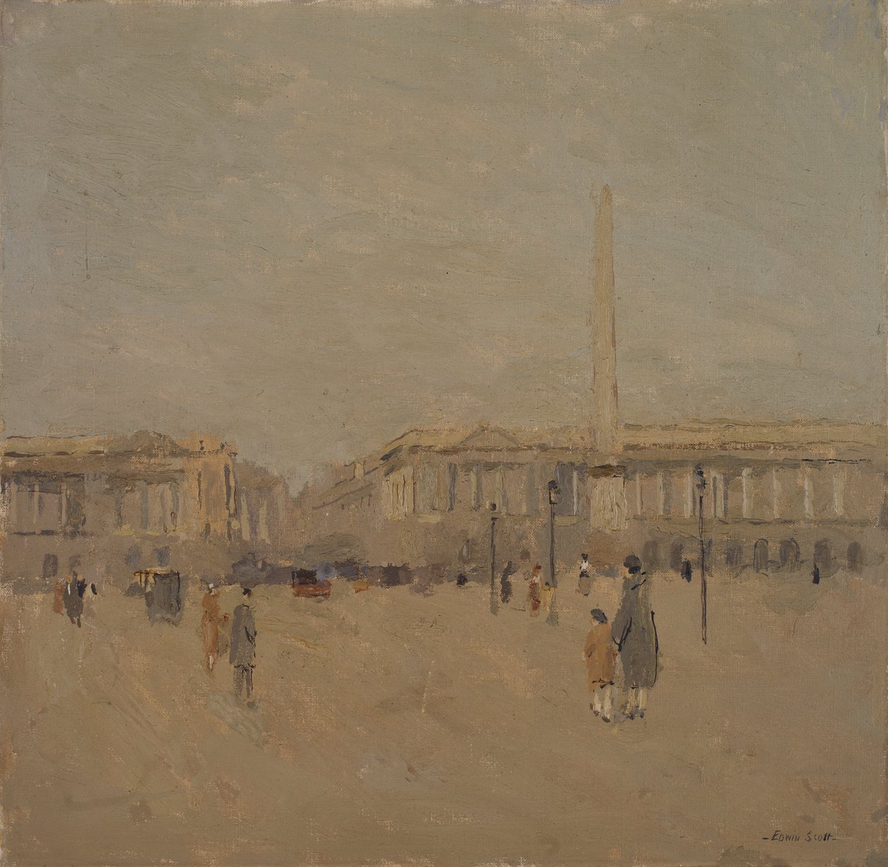 Place de la Concorde č. II, n.d. od Frank Edwin Scott
