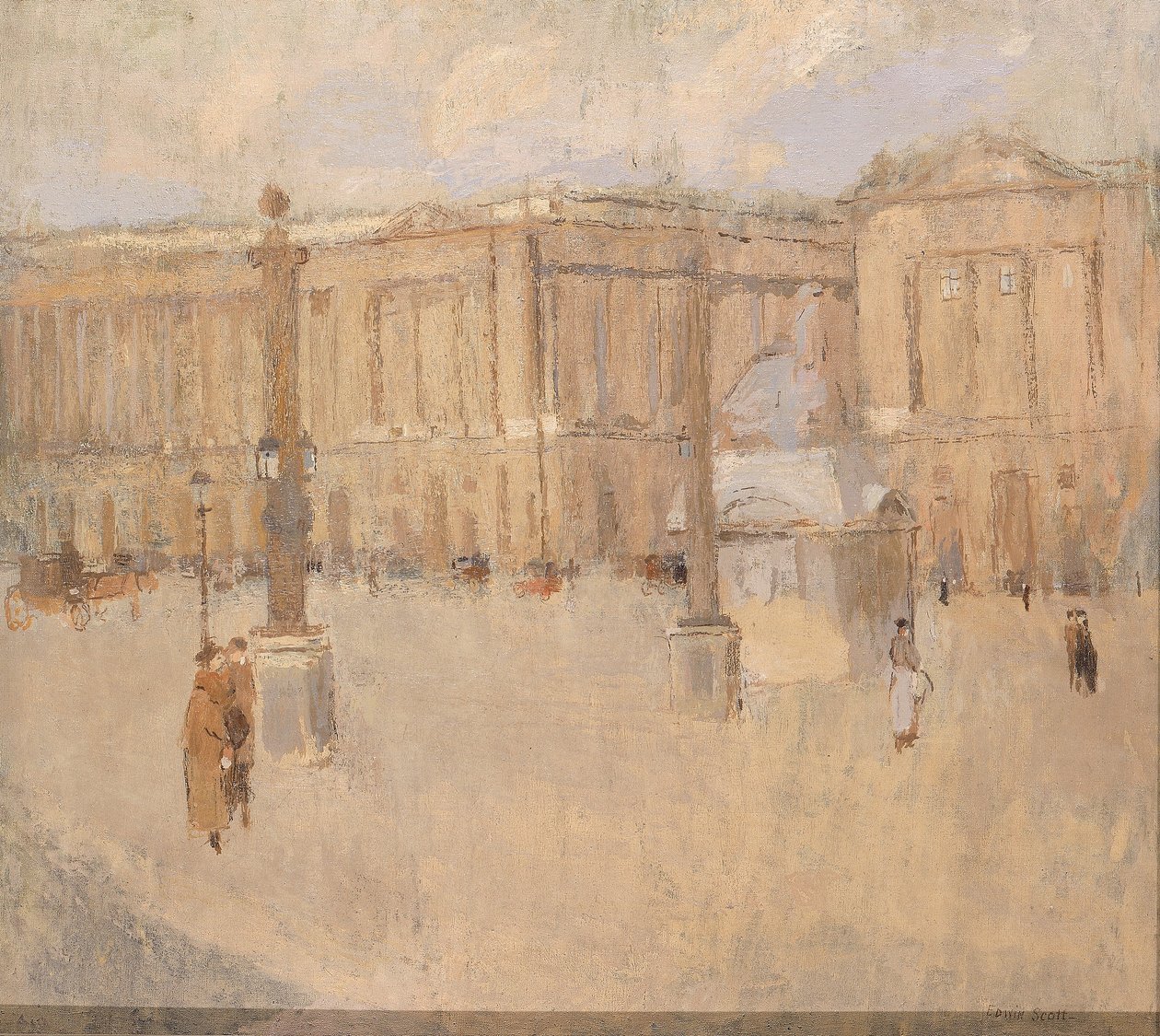 Place de la Concorde no. I od Frank Edwin Scott