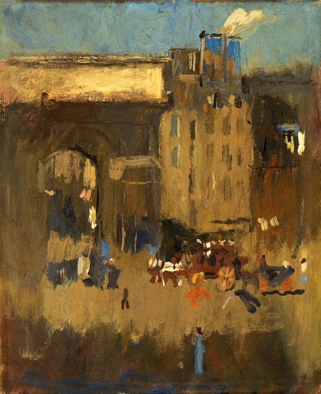 Porte St. Martin et Burial, n.d. od Frank Edwin Scott