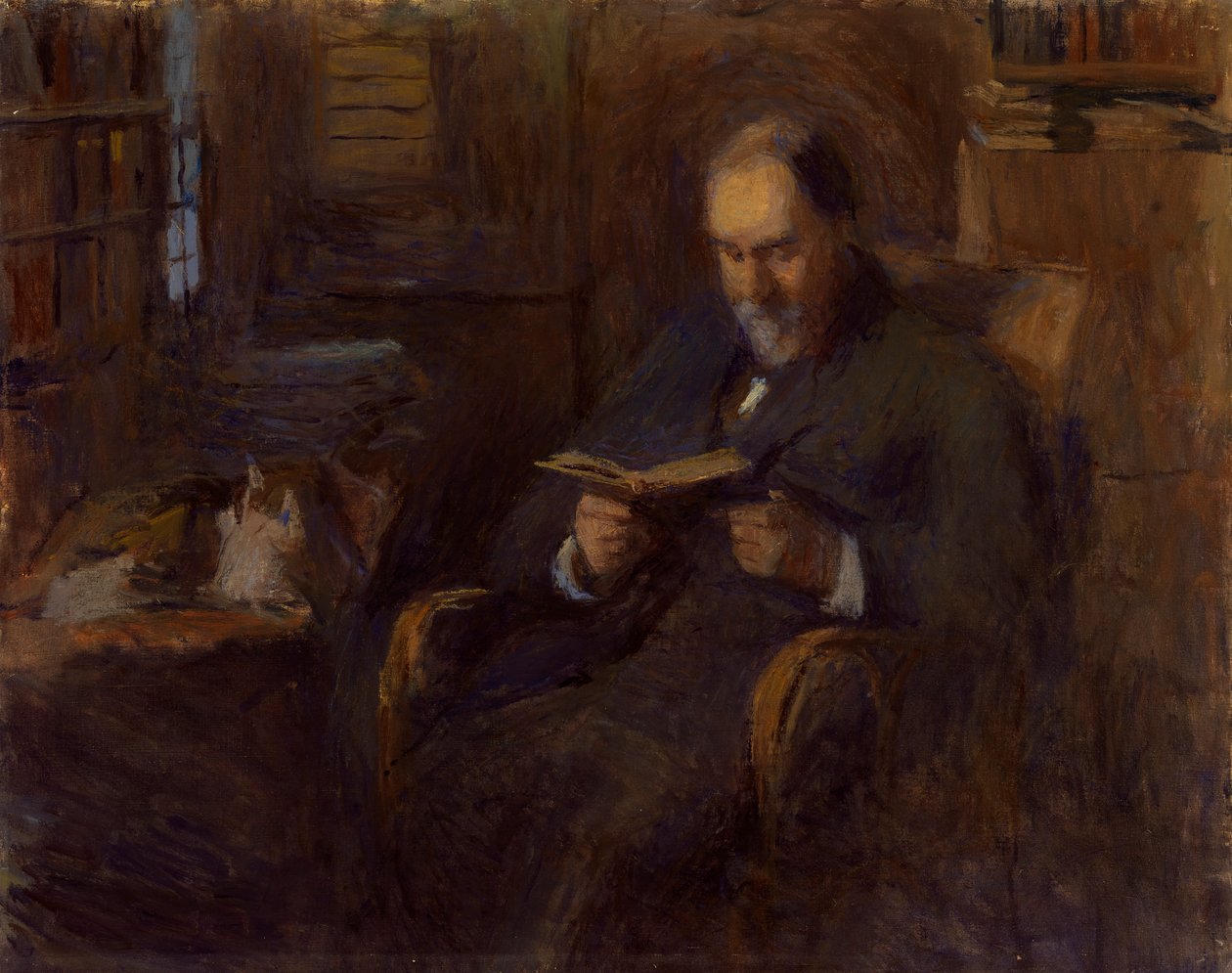 Portrét Sanforda Saltuse z New Yorku, ca. 1915. od Frank Edwin Scott