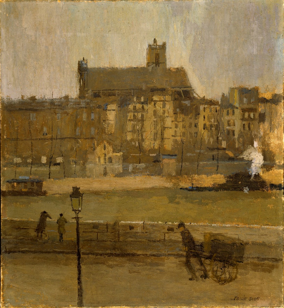 Quai de la Seine, kostel St. Gervais od Frank Edwin Scott
