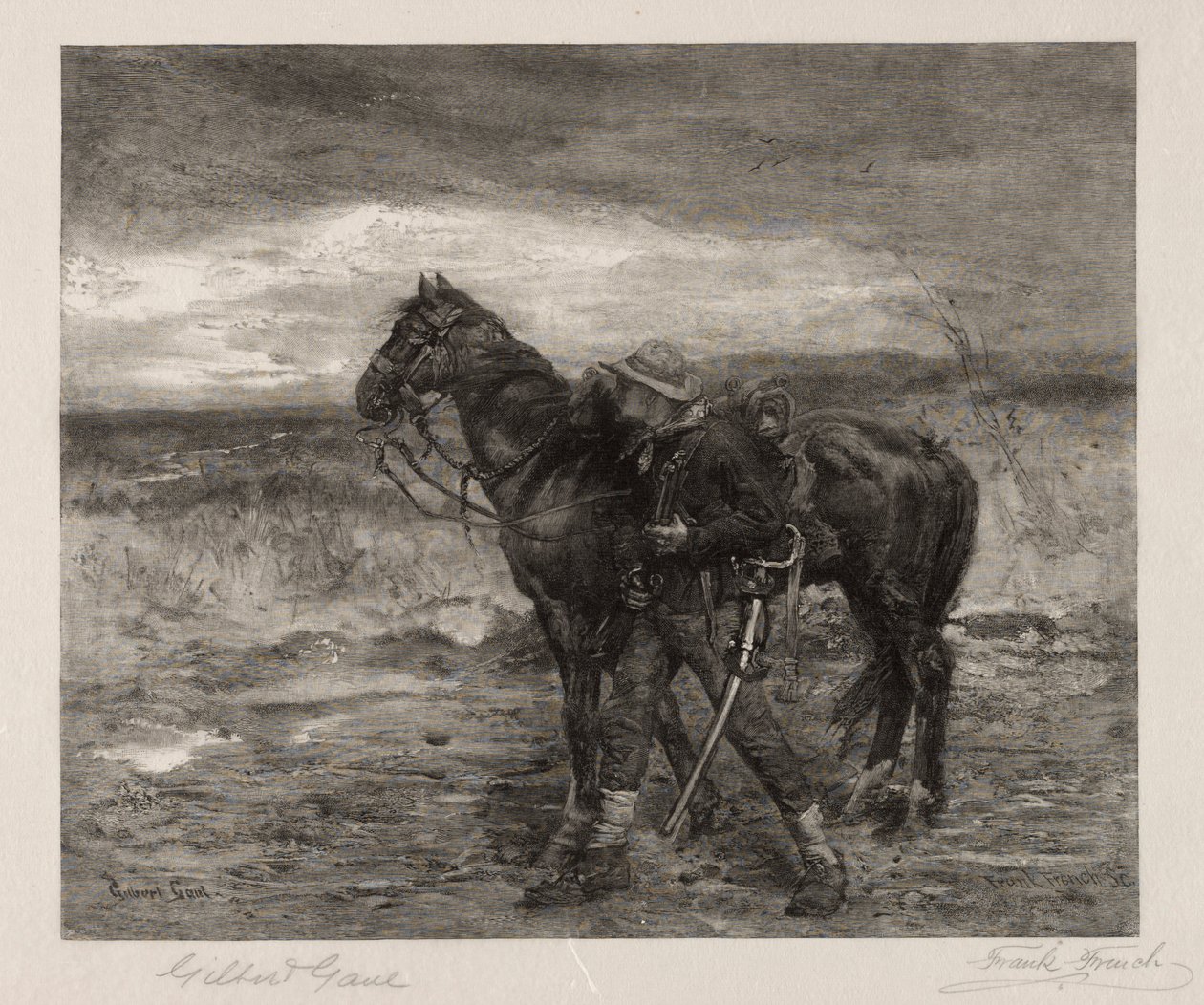 V zemi nepřítele, 1887. od Frank French