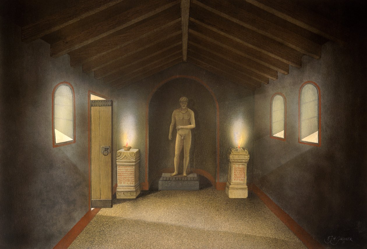 Benwell římský chrám, c2. století, 1990-2010 od Frank Gardiner