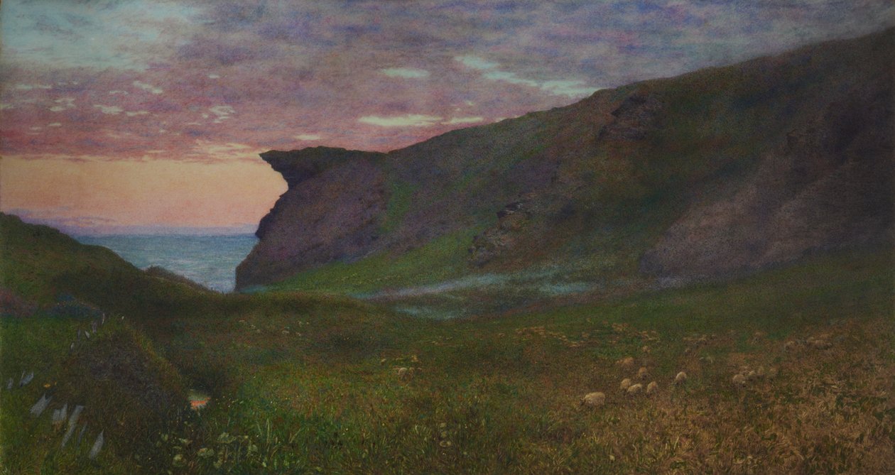 Západ slunce na pobřeží Cornwallu od Frank Goodwin