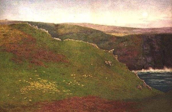 Pohled na pobřeží Cornwallu od Frank Goodwin
