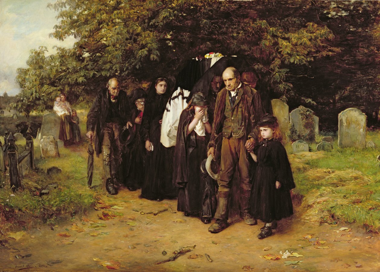 Jsem Vzkříšení a život, aneb Vesnický pohřeb od Frank Holl