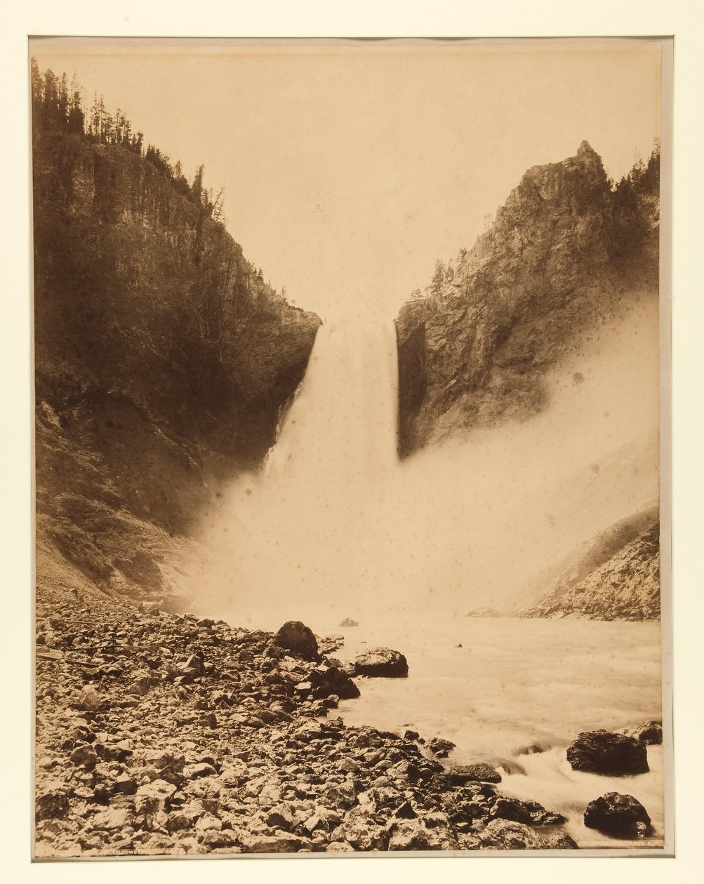 Velké vodopády v Yellowstone, 360 stop od Frank Jay Haynes