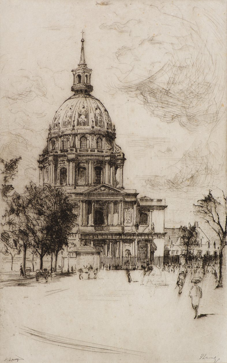 Les Invalides, Paříž od Frank Laing