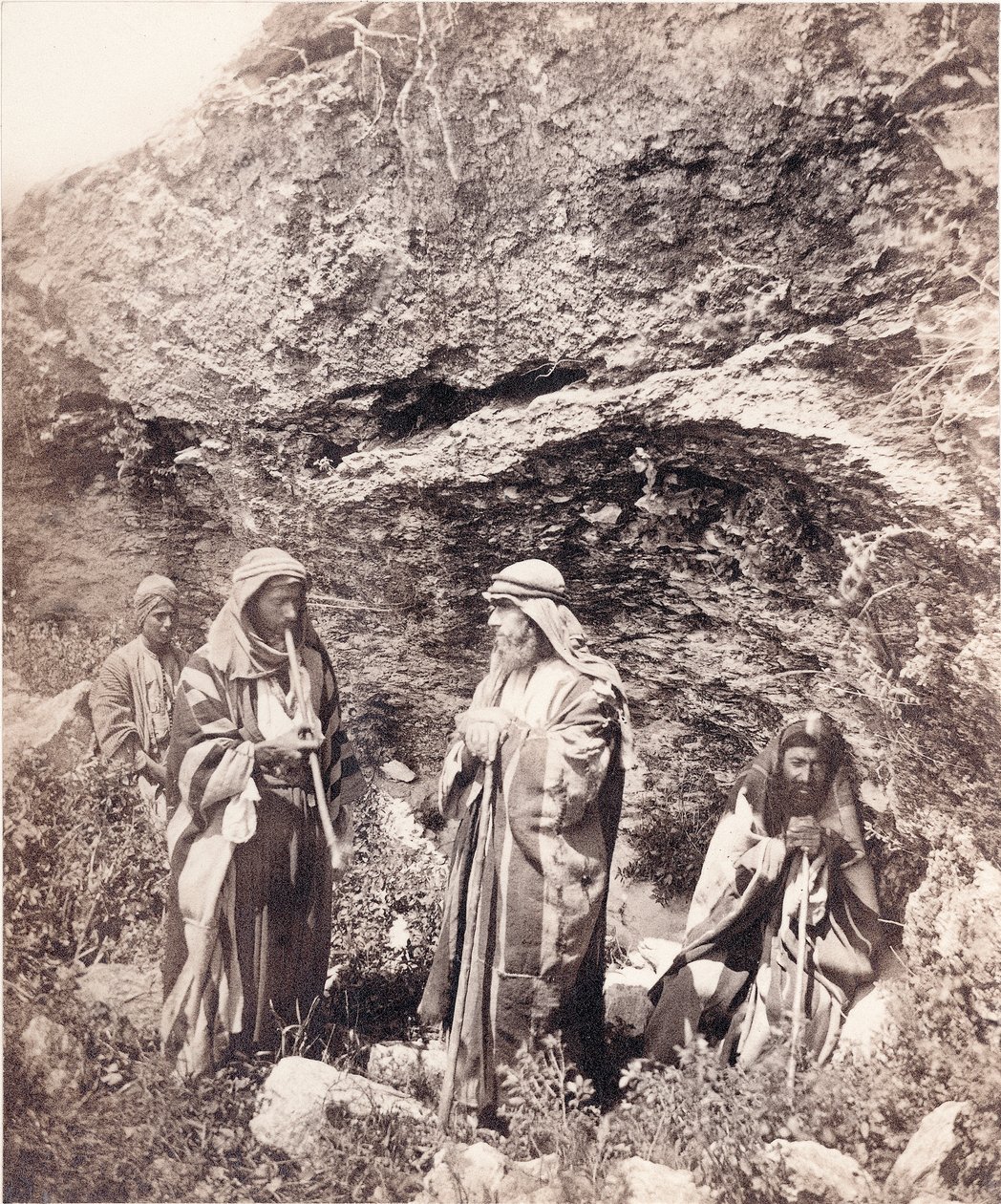 Rolníci z oblasti Jeruzaléma, kolem 1866-67 od Frank Mason Good