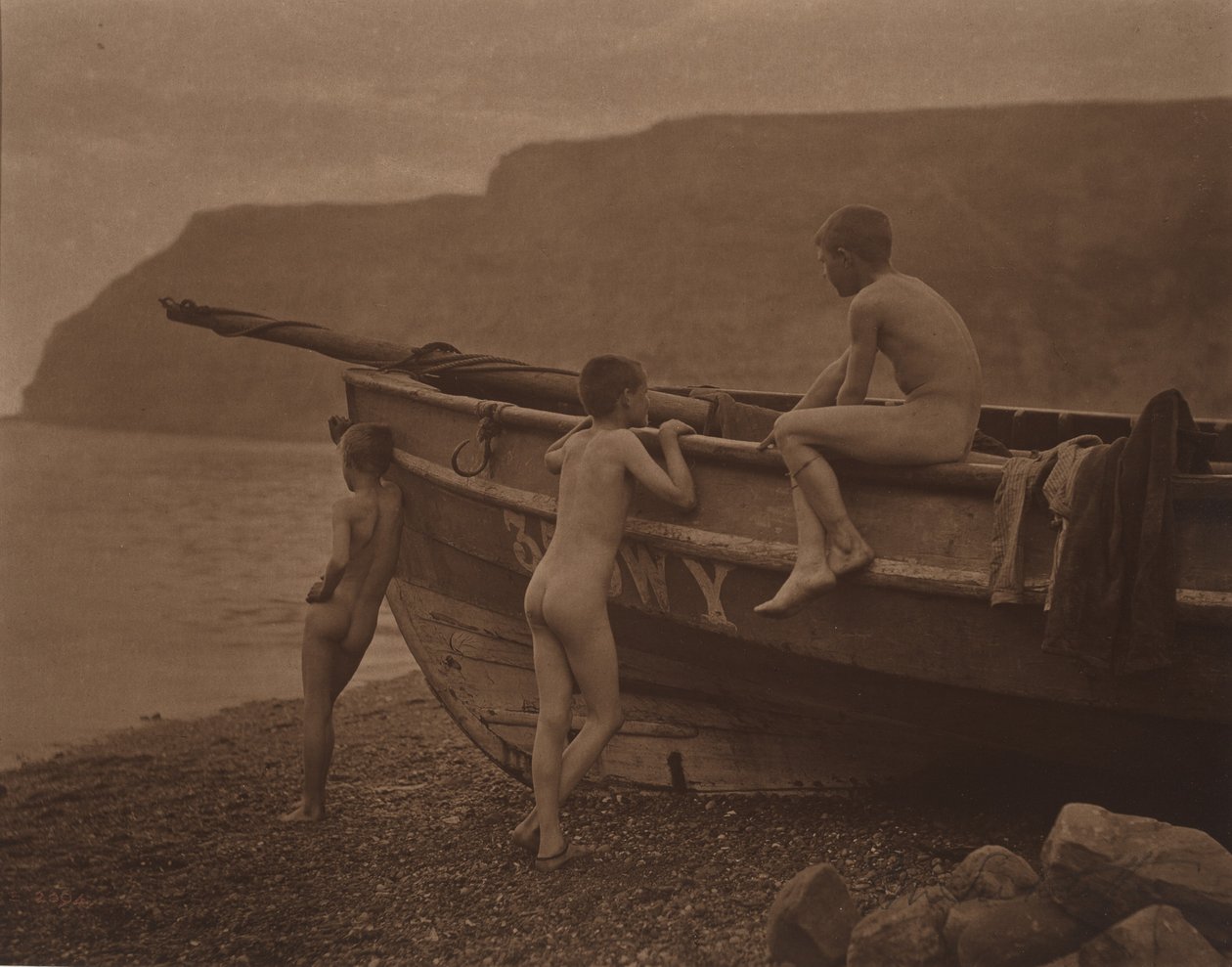 In Puris Naturalibus (V přirozeném stavu) od Frank Meadow Sutcliffe