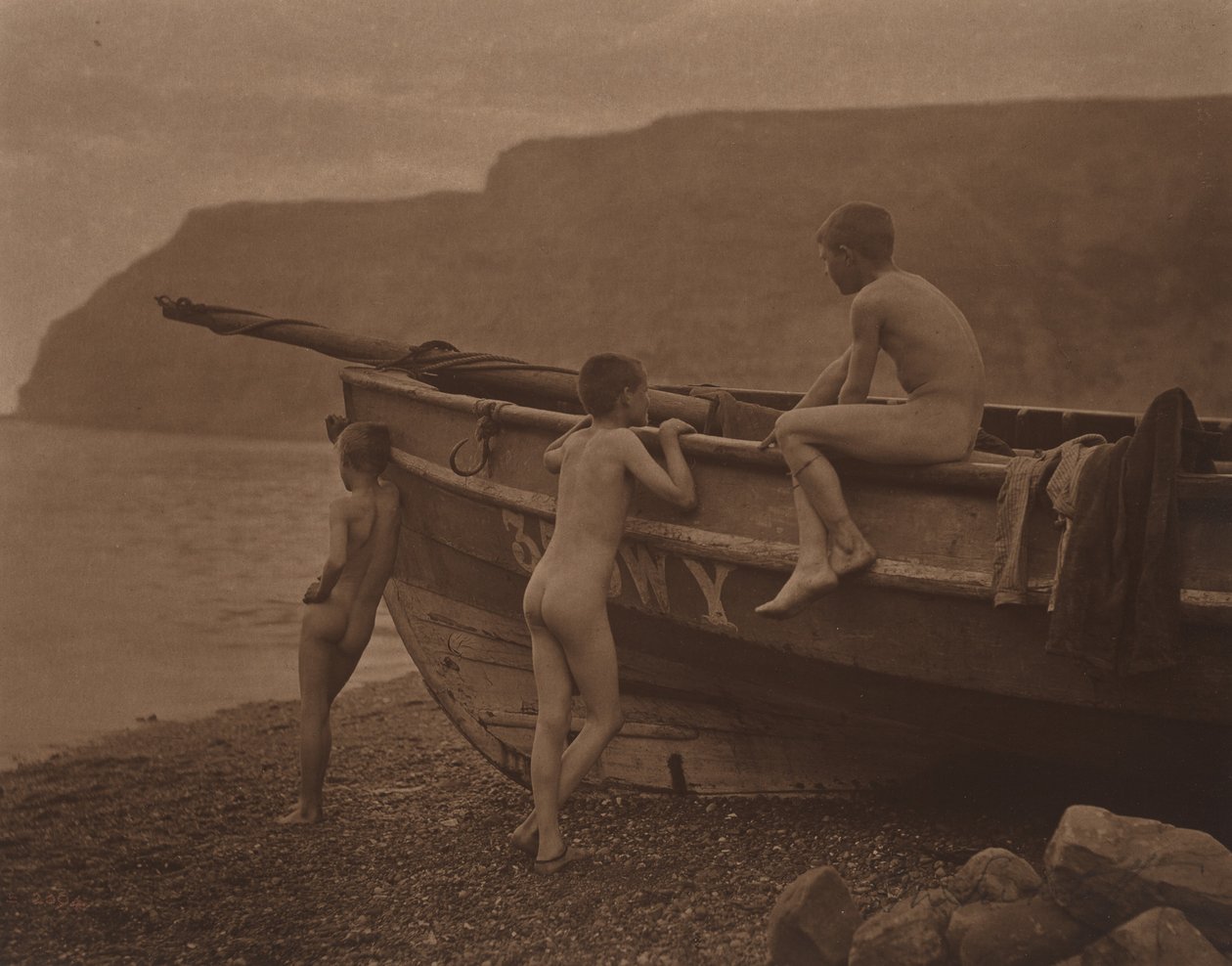 In Puris Naturalibus Ve stavu přírody, 80. léta 19. století. od Frank Meadow Sutcliffe