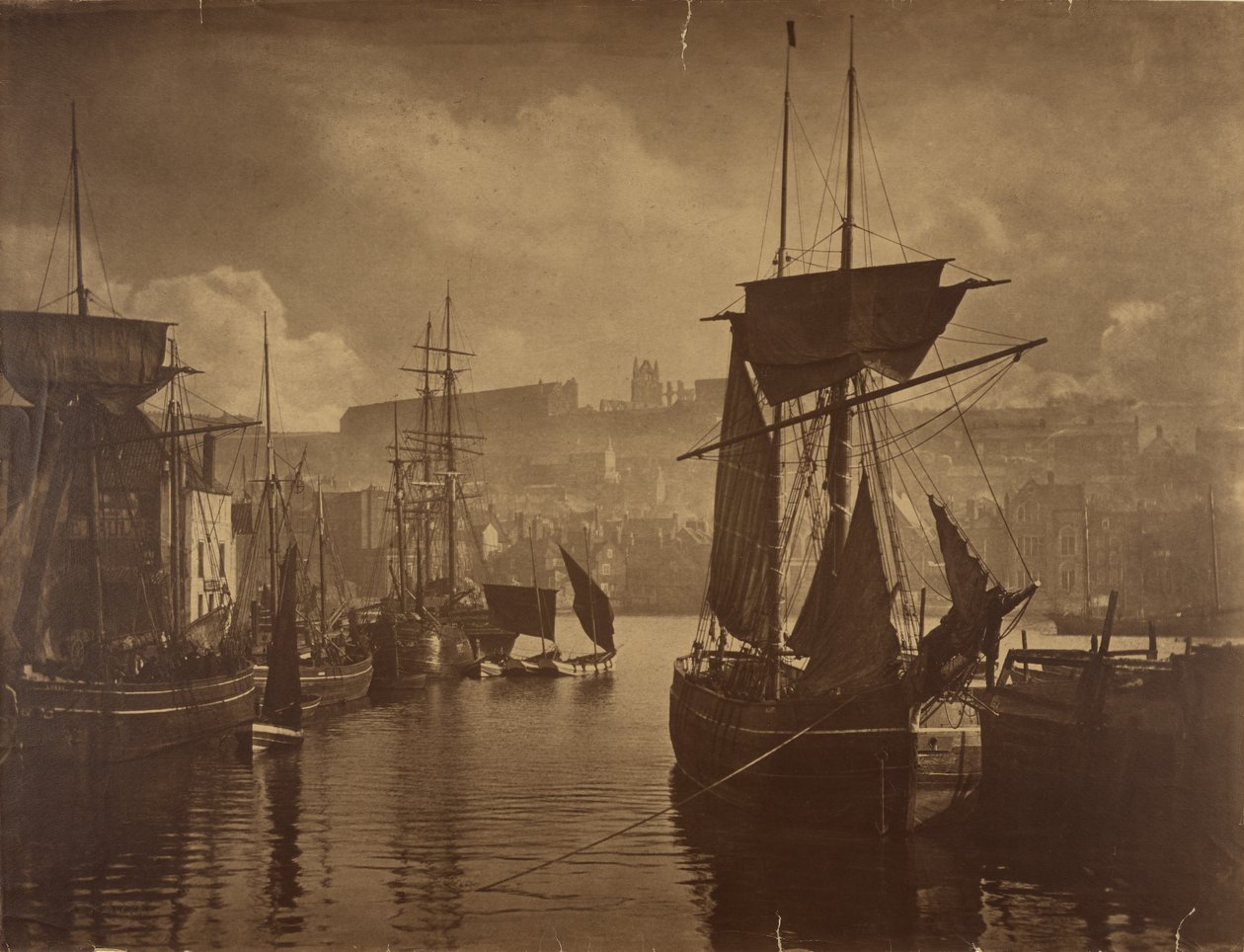 Konec mola, Whitby od Frank Meadow Sutcliffe