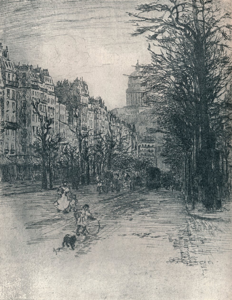 Avenue Des Gobelins, Paříž, c1908 od Frank Milton Armington